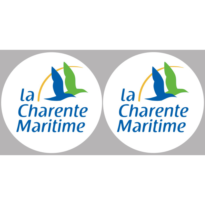 La Charente Maritime 17  - 2fois 5cm - Sticker/autocollant