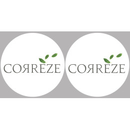 La Corrèze 19 - 2fois 5cm - Sticker/autocollant
