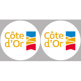 La Côte d'Or 21 - 2fois 5cm - Sticker/autocollant