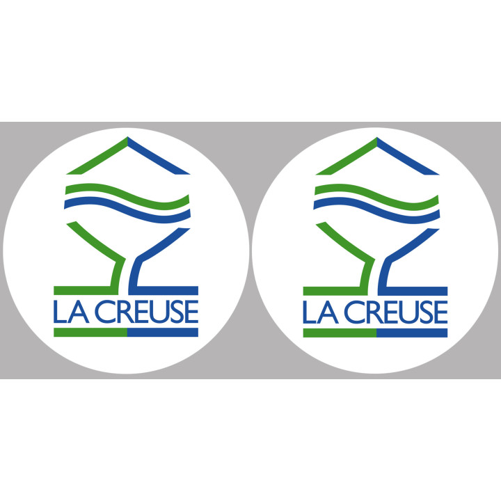 la Creuse  (2fois 5cm) - Sticker/autocollant