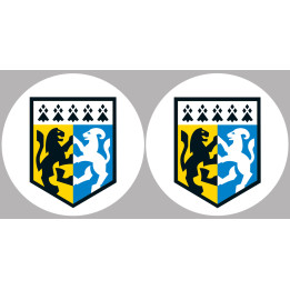 Finistère (2fois 5cm) - Sticker/autocollant