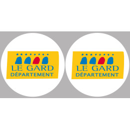 le Gard (2fois 5cm) - Sticker/autocollant