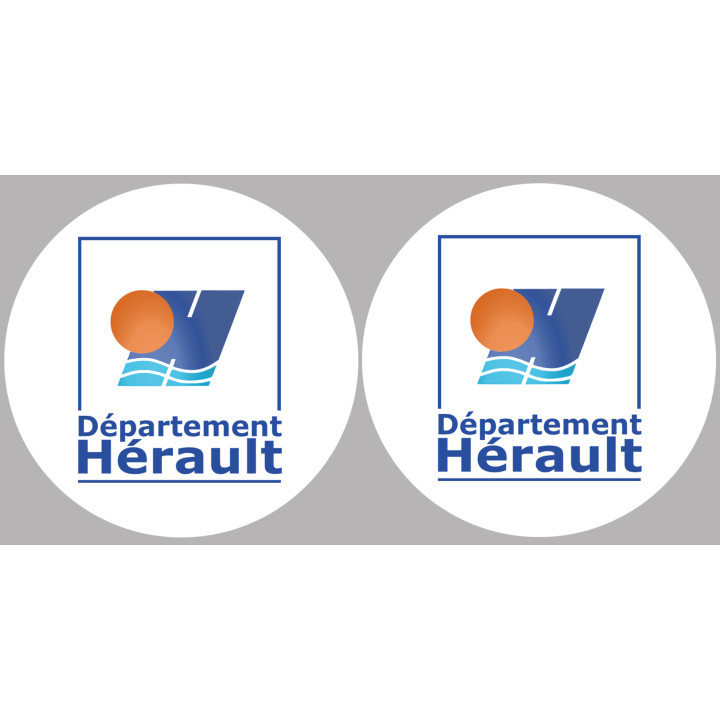 l'Hérault (2fois 5cm) - Sticker/autocollant