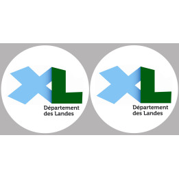 les Landes (2fois 5cm) - Sticker/autocollant