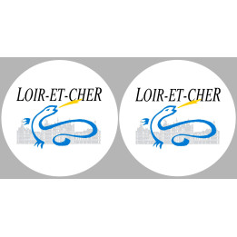 le Loir et Cher (2fois 5cm) - Sticker/autocollant