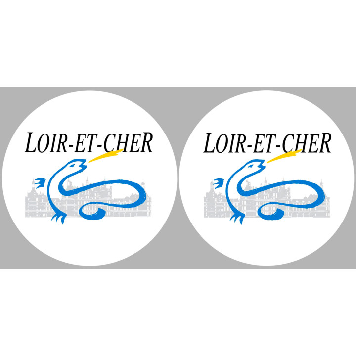 le Loir et Cher (2fois 5cm) - Sticker/autocollant