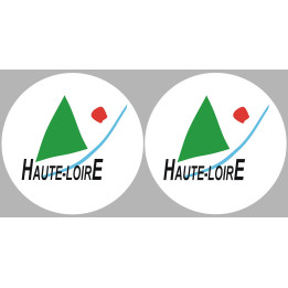 la Haute Loire (2fois 5cm) - Sticker/autocollant