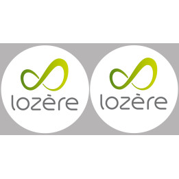 la Lozère (2fois 5cm) - Sticker/autocollant