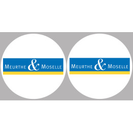 la Meurthe et Moselle (2fois 5cm) - Sticker/autocollant