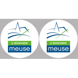 la Meuse (2fois 5cm) - Sticker/autocollant