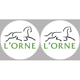 l'Orne (2fois 5cm) - Sticker/autocollant