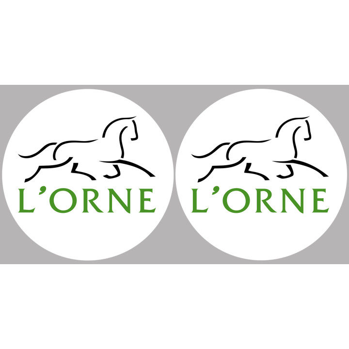 l'Orne (2fois 5cm) - Sticker/autocollant