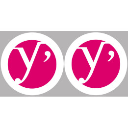 les Yvelines (2fois 5cm) - Sticker/autocollant
