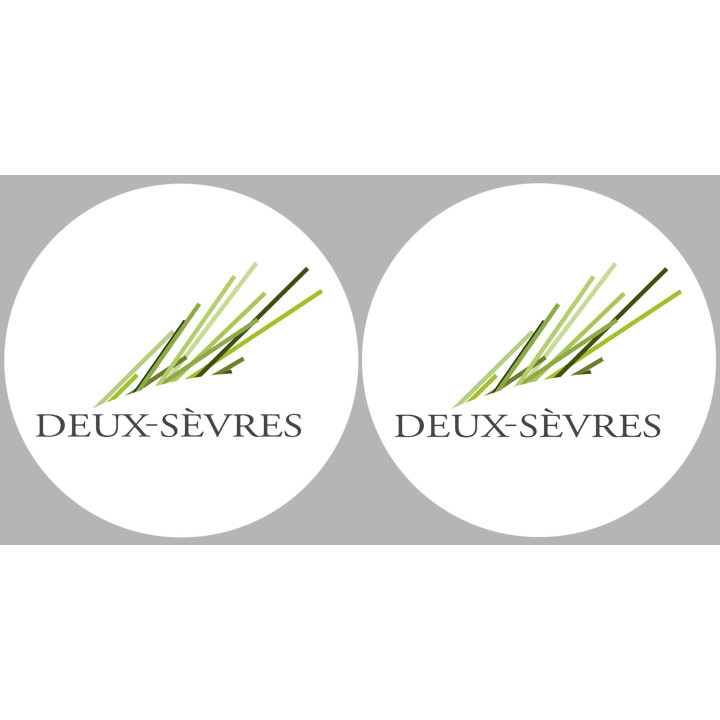 les Deux-Sèvres (2fois 5cm) - Sticker/autocollant