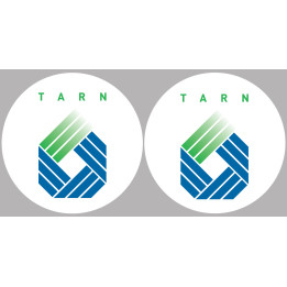 le Tarn (2fois 5cm) - Sticker/autocollant