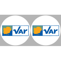 le Var (2fois 5cm) - Sticker/autocollant