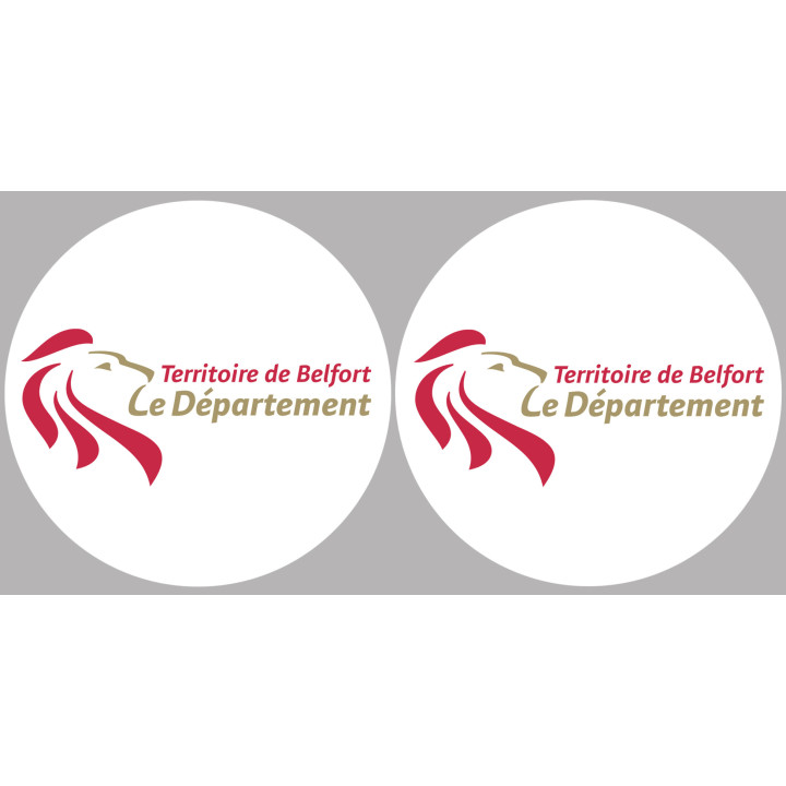 Territoire de Belfort (2fois 5cm) - Sticker/autocollant