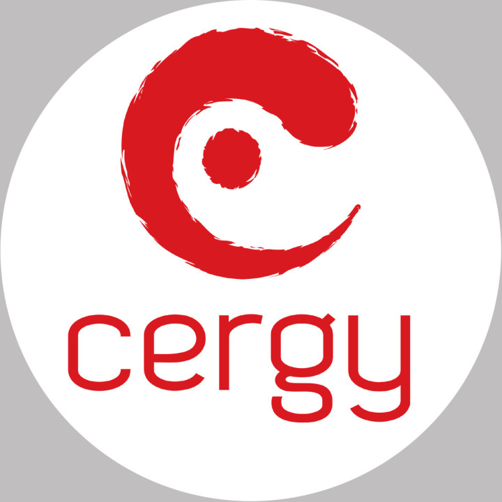 Cergy - 10x10cm - Sticker/autocollant