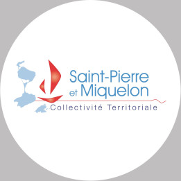 Saint-Pierre et Miquelon - 10x10cm - Sticker/autocollant