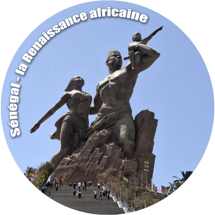Le Sénégal - 10cm - Sticker/autocollant
