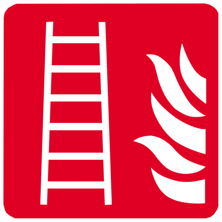 échelle d'incendie (10cm) - Sticker/autocollant