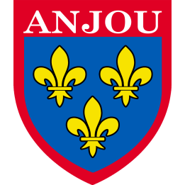 Anjou - 29x25cm - Sticker/autocollant