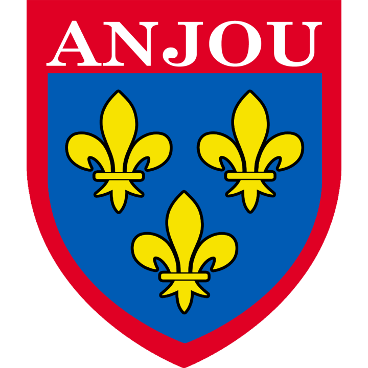 Anjou - 5x4.2cm - Sticker/autocollant