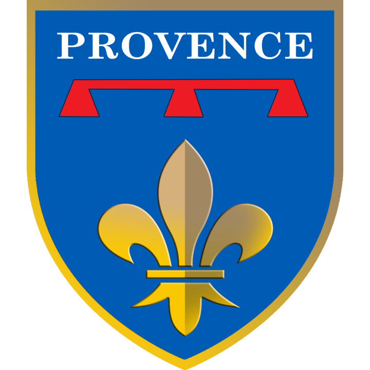 Blason de la Provence - 20x17cm - Sticker/autocollant