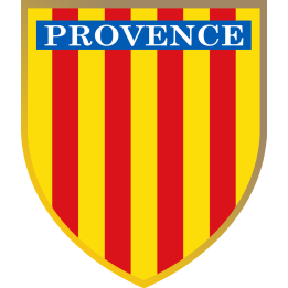 Drapeau de la Provence - 20x17cm - Sticker/autocollant