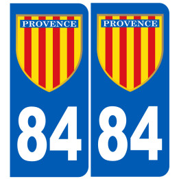 Immatriculation Provence 84 Vaucluse - Sticker/autocollant