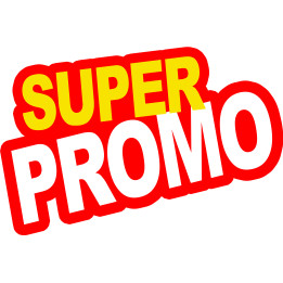 SUPER PROMO - 30x20cm - Sticker/autocollant