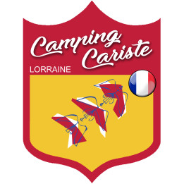 Campingcariste Lorraine - 10x7.5cm - Sticker/autocollant