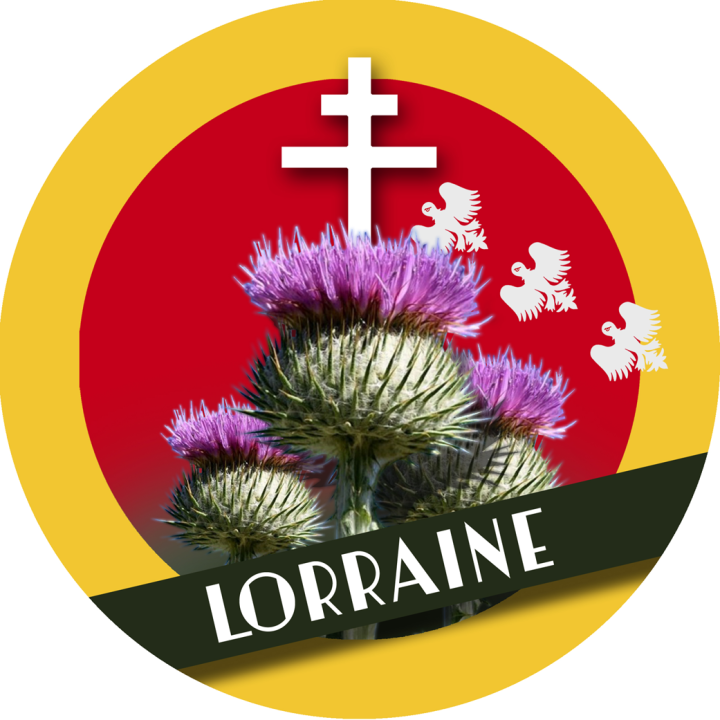La Lorraine - 20x20cm - Sticker/autocollant