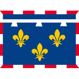 Drapeau Val de Loire - 29x21cm - Sticker/autocollant