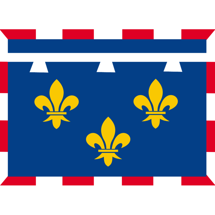 Drapeau Val de Loire - 15x11cm - Sticker/autocollant