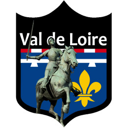 Blason Val de Loire - 20x15cm - Sticker/autocollant
