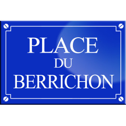 Place du Berrichon - 20x13,2 cm - Sticker/autocollant