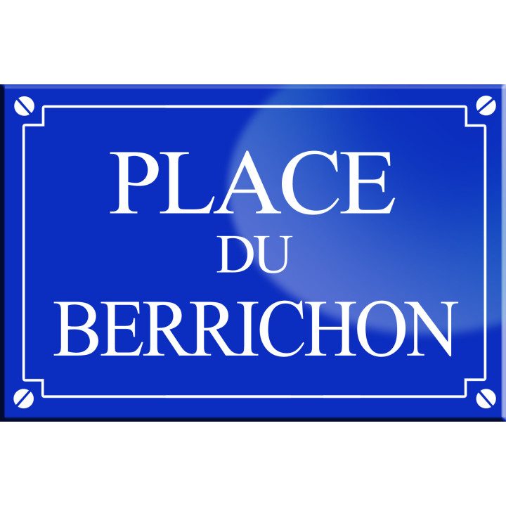 Place du Berrichon - 20x13,2 cm - Sticker/autocollant