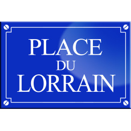 Place du Lorrain - 20x13,2 cm - Sticker/autocollant