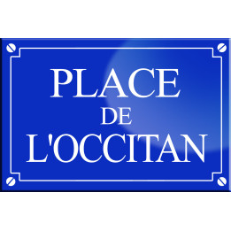 Place de l'Occitan - 20x13,2 cm - Sticker/autocollant