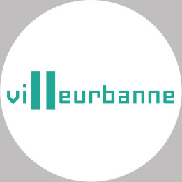 Villeurbanne (5x5cm) - Sticker/autocollant