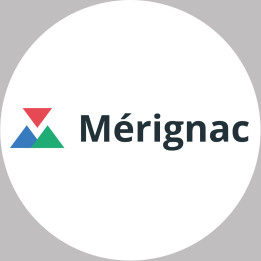 Mérignac (15x15cm) - Sticker/autocollant