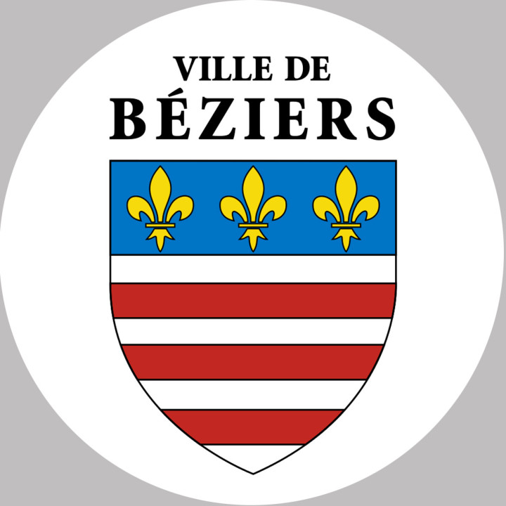 Béziers (5x5cm) - Sticker/autocollant
