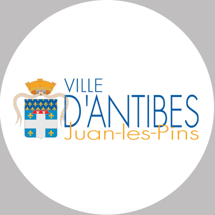 Antibes (5x5cm) - Sticker/autocollant