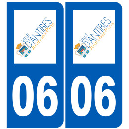 immatriculation Antibes 06 - Sticker/autocollant