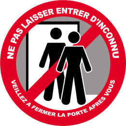 Fermez la porte après vous - 10cm - Sticker/autocollant