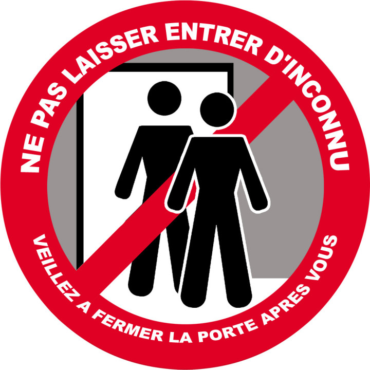 Fermez la porte après vous - 5cm - Sticker/autocollant