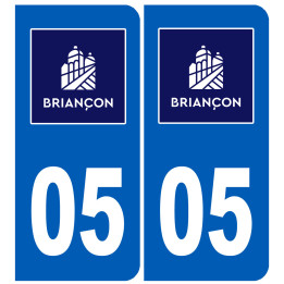 immatriculation Briançon 05 - Sticker/autocollant