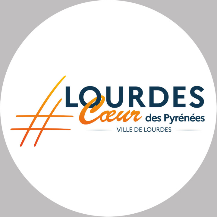 Lourdes (5x5cm) - Sticker/autocollant
