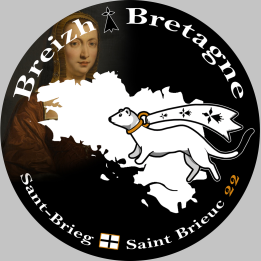 Sant-Brieg Saint Brieuc - 15x15cm - Sticker/autocollant